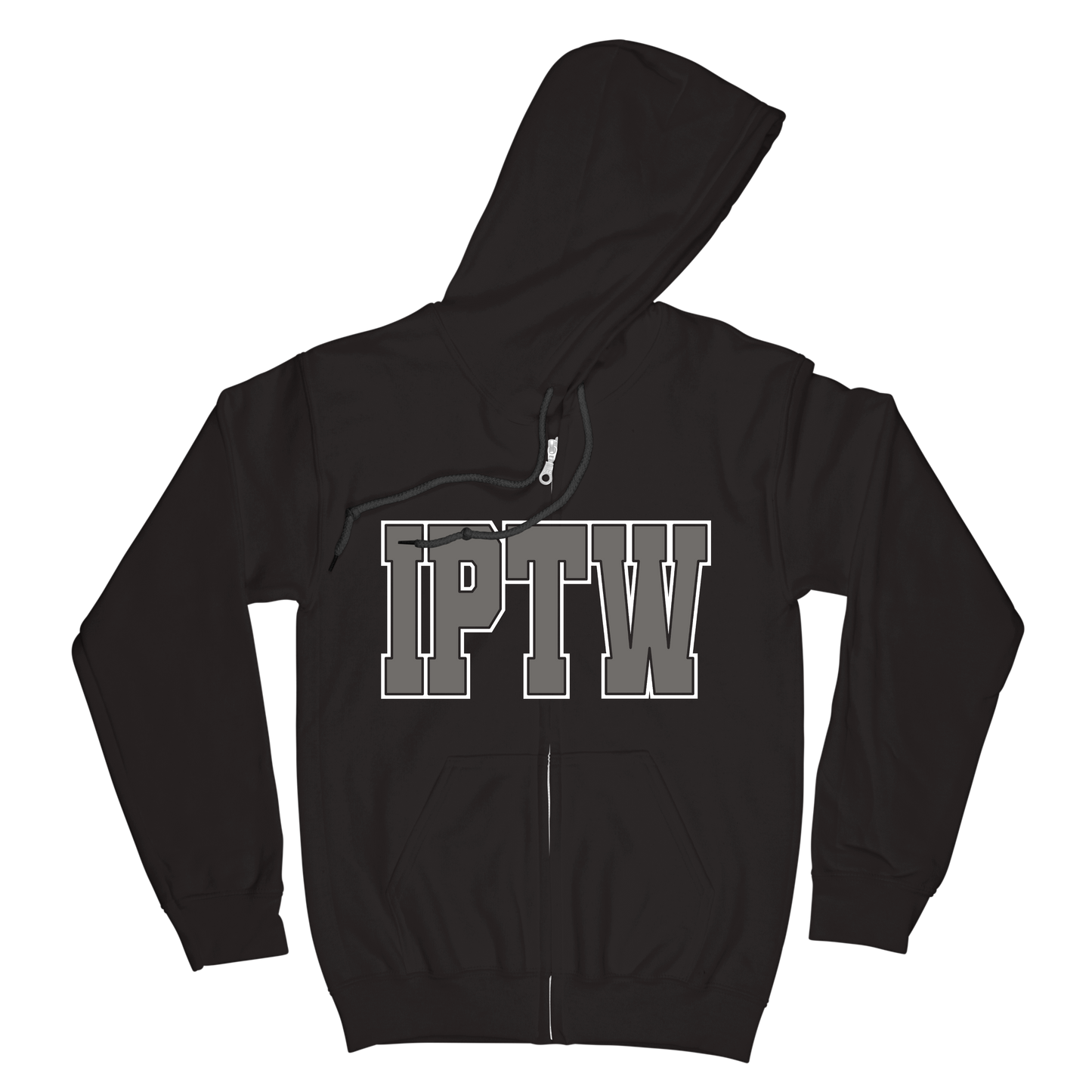 IPTW Zip Hoodie - Black