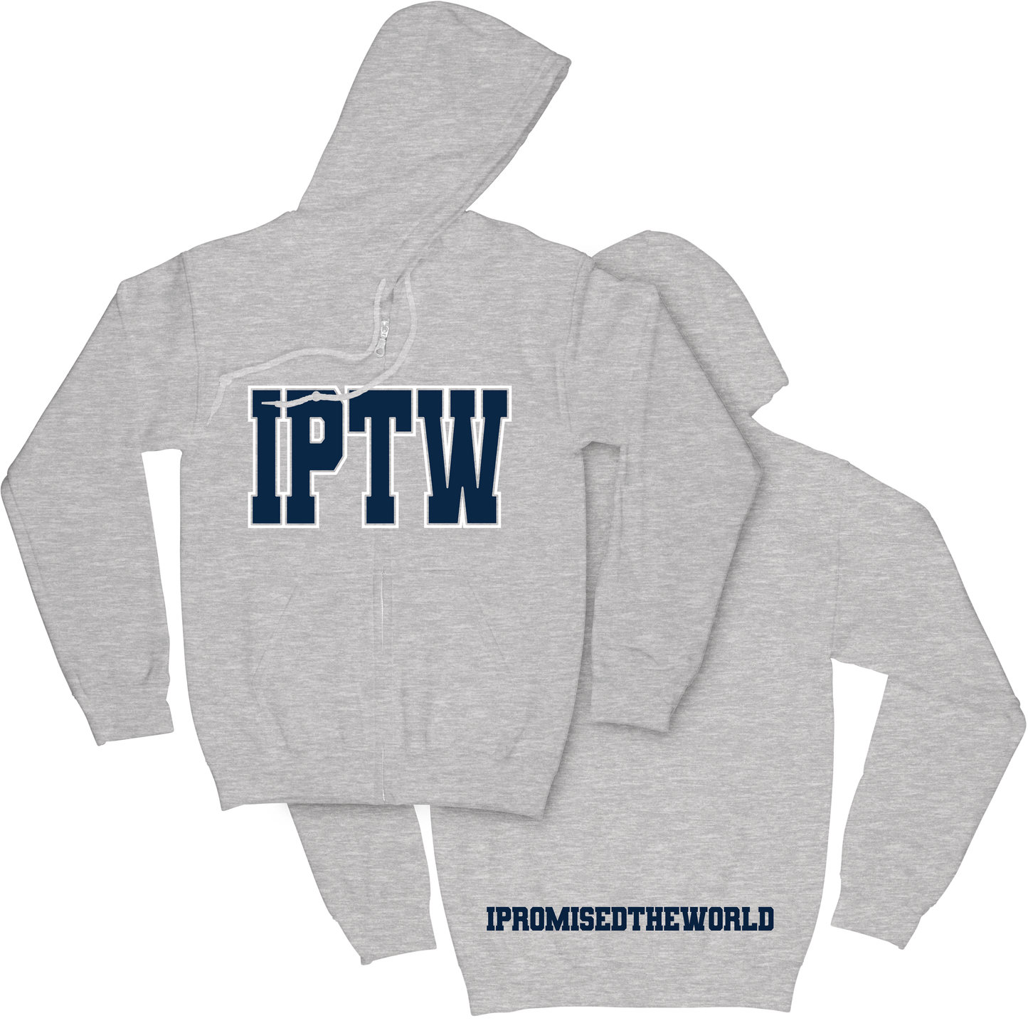 IPTW Zip Hoodie - Sport Grey