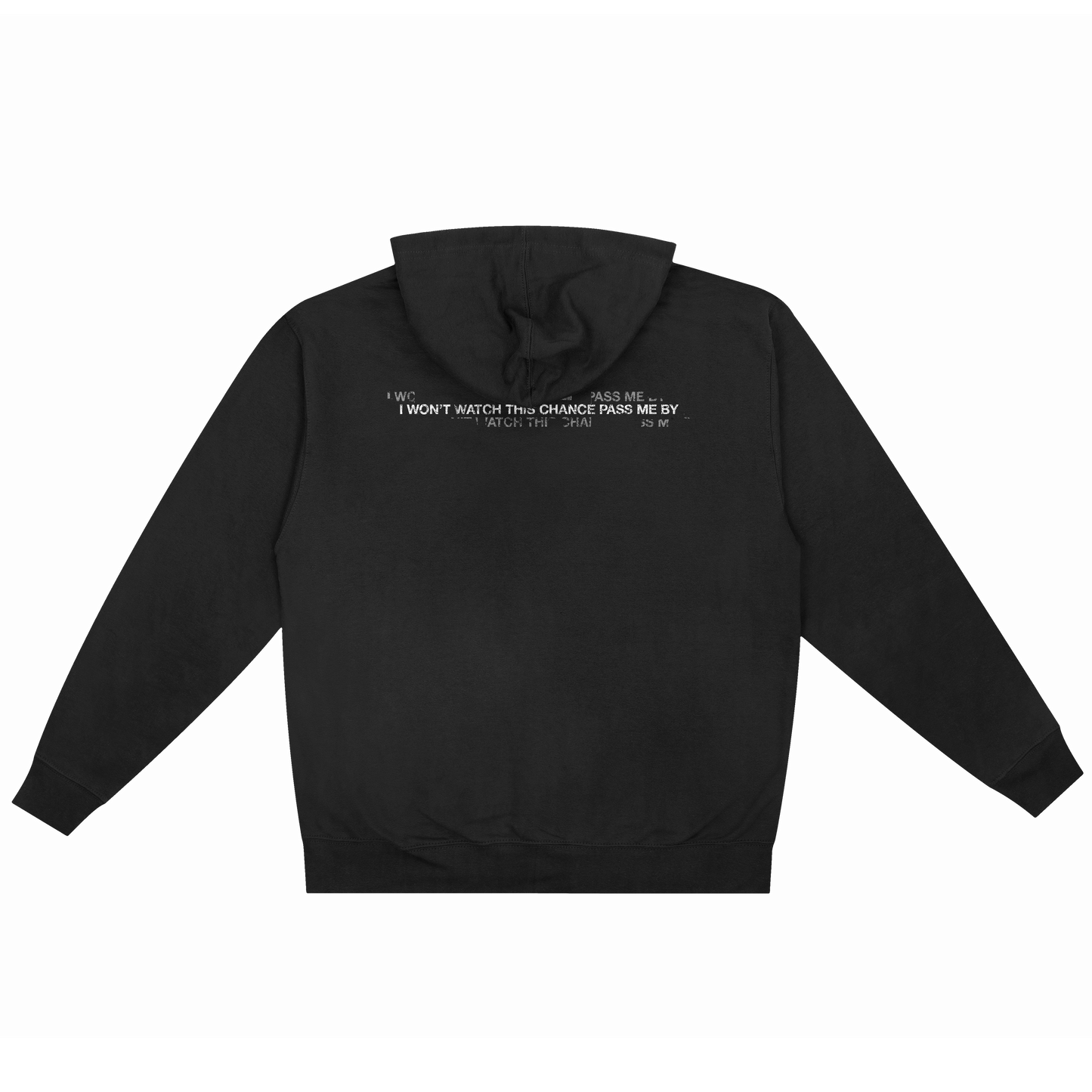 7 Languages Greyscale Zip Hoodie